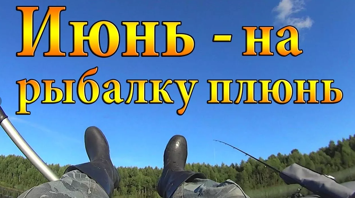 Пословица. Июнь- на рыбалку плюнь. Источник фото YouTube