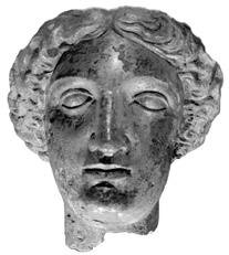 Голова Минервы из римских терм в городе Бат. I–IV вв.