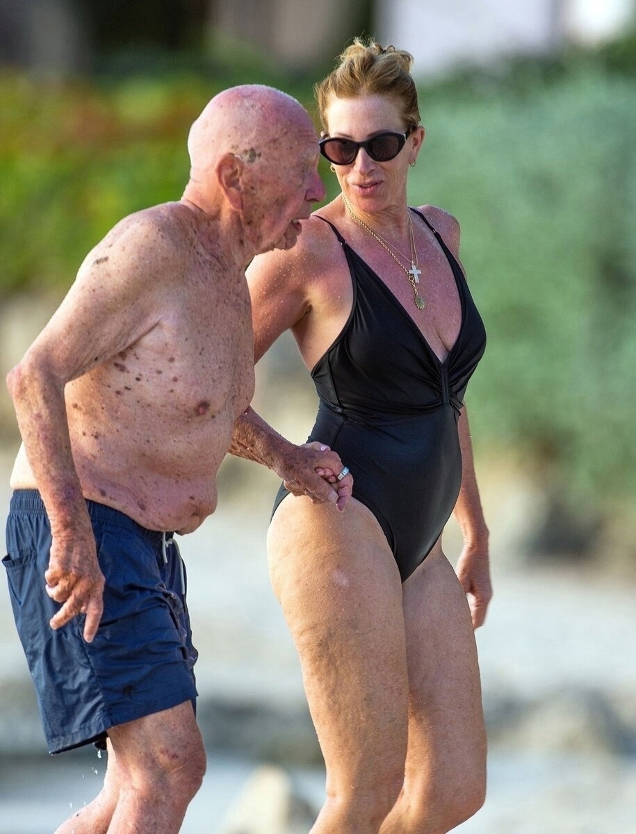 Джей Говард Маршалл и Анна Николь Смит. Фото из открытого источника