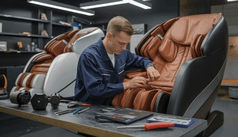    Массажное кресло массажирует только спину — частичная работа Михаил Юрьевич