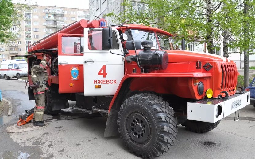    Число пожаров в Ижевске выросло на 6%