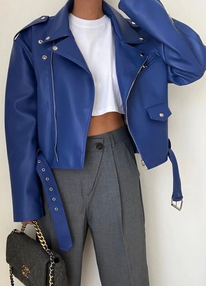 Пинтерест. У меня похожая кожанка или даже такая же 