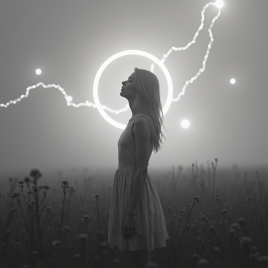 «Она стоит в мире, которого не существует. Но разве чувства — не доказательство?»