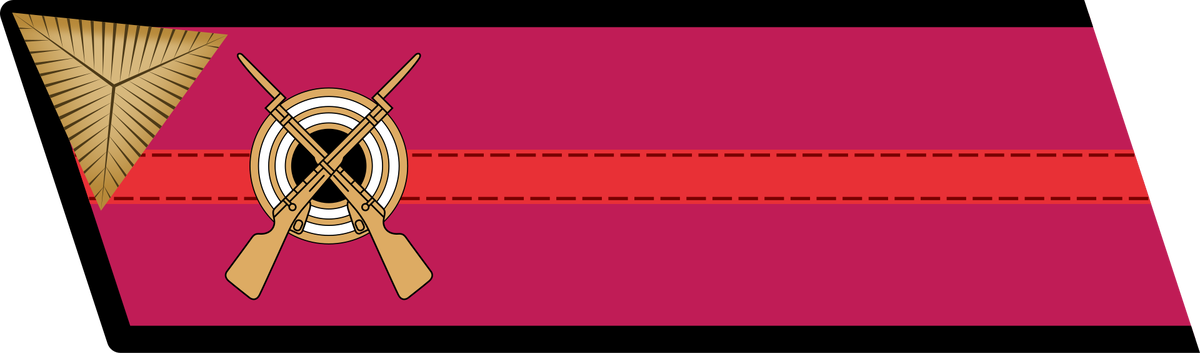 Петличный знак ефрейтора РККА в 1940-1943 гг - до введения погон