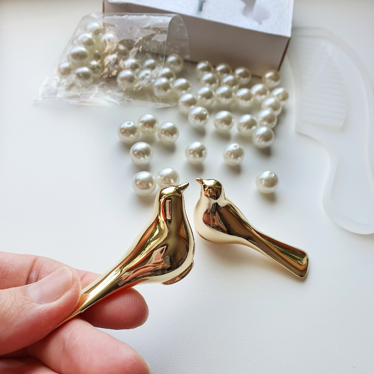 Ручки декоративные птички