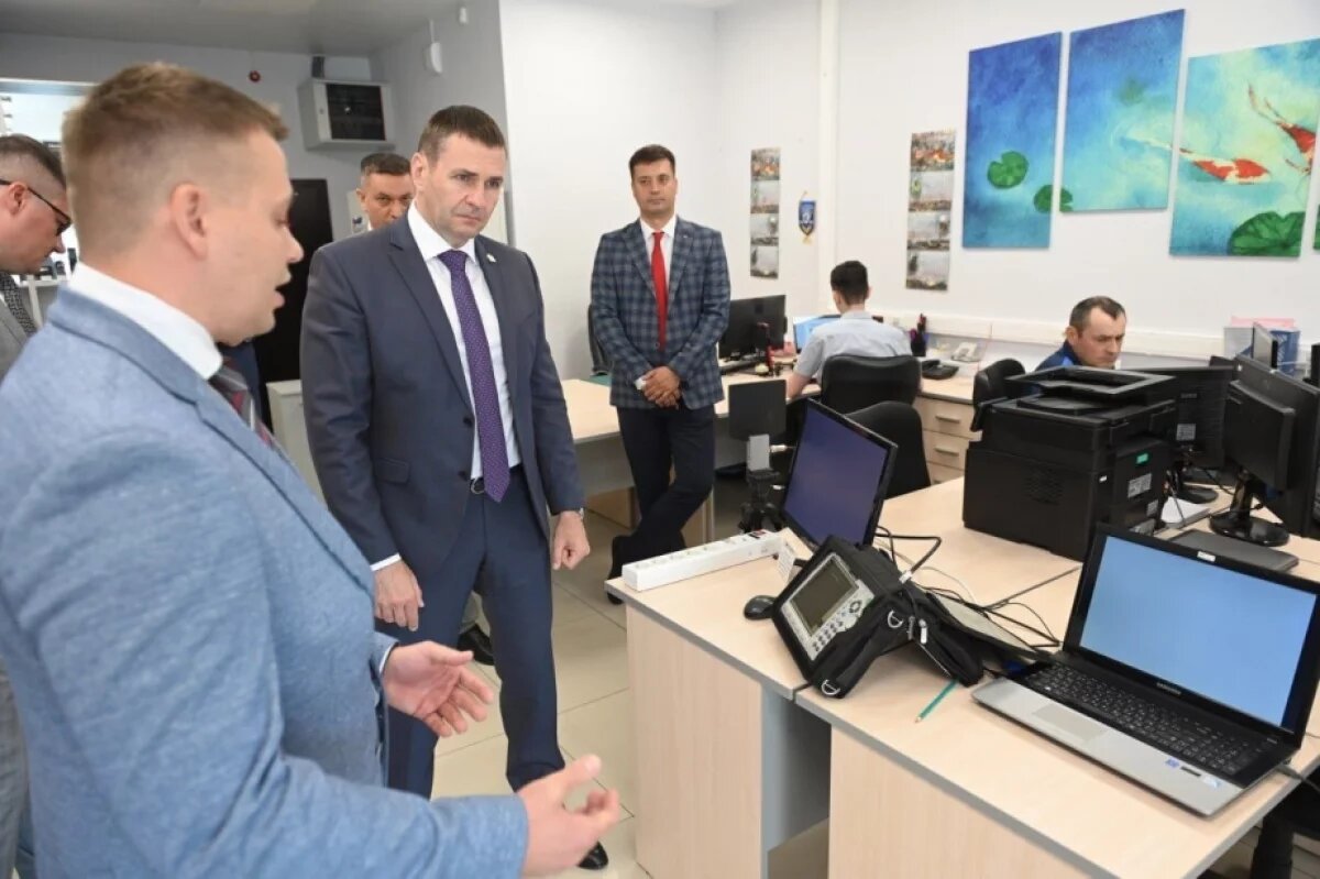    Демешин осмотрел площадки центра IT-безопасности Хабаровского края