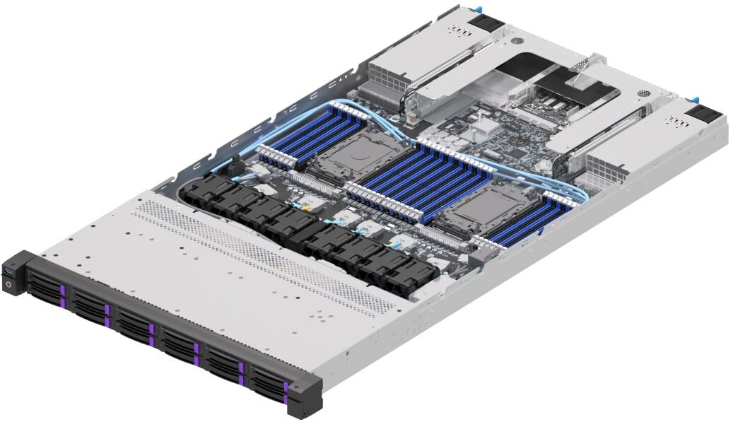 Сервер OpenYard RS102I объемый вид