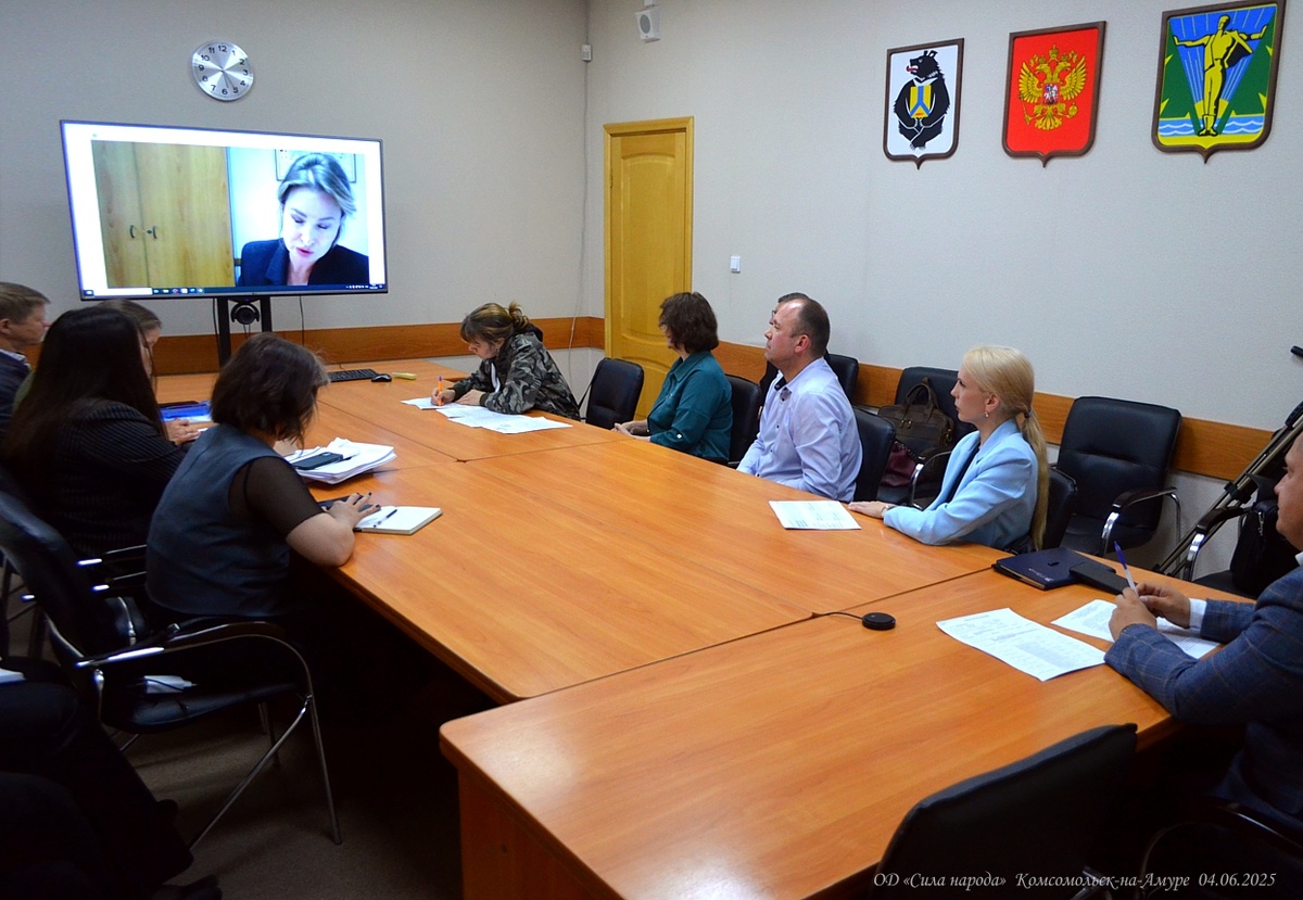 Встреча общественников Комсомольска-на-Амуре с министром ЖКХ Хабаровского края Анжеликой Мироновой