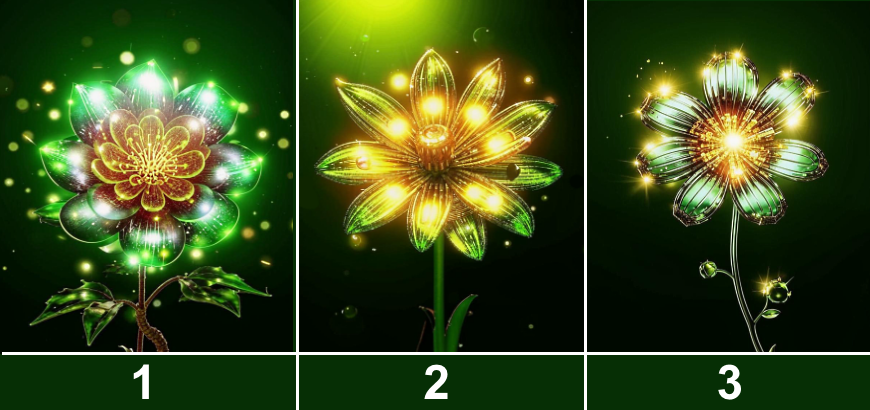 Выберите цветок