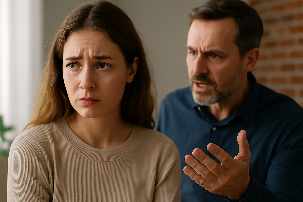 «Ты неблагодарная» — фраза, с которой начинается контроль