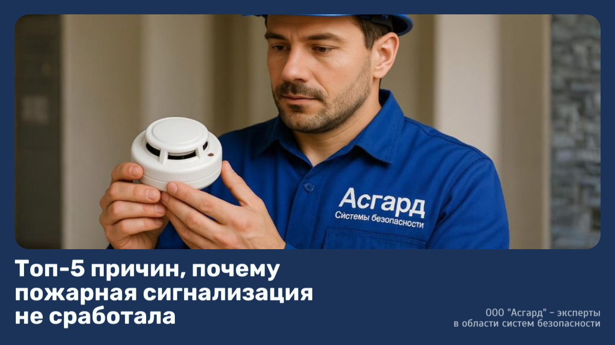 Пожарная сигнализация. ООО "Асгард"