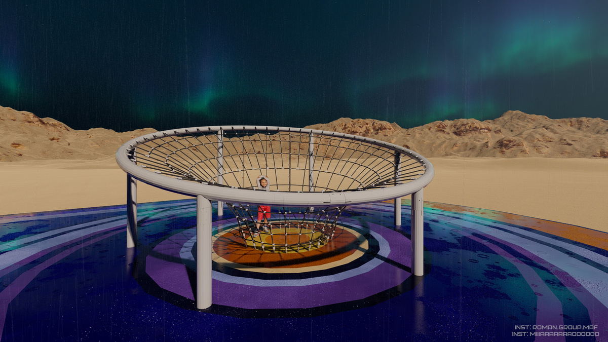 3D-визуализация "Космическая станция" от Roman Group