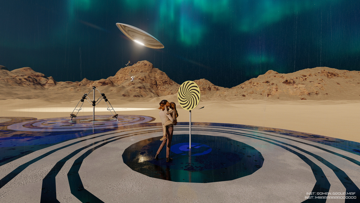 3D-визуализация "Космическая станция" от Roman Group