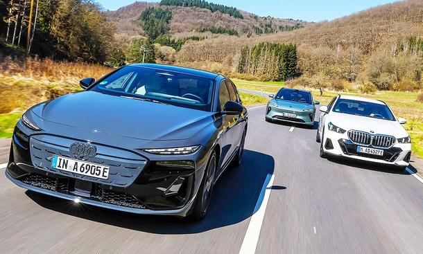 Audi A6 Avant e-tron performance/BMW i5 xDrive40 Touring/Nio ET5 Touring Long Range