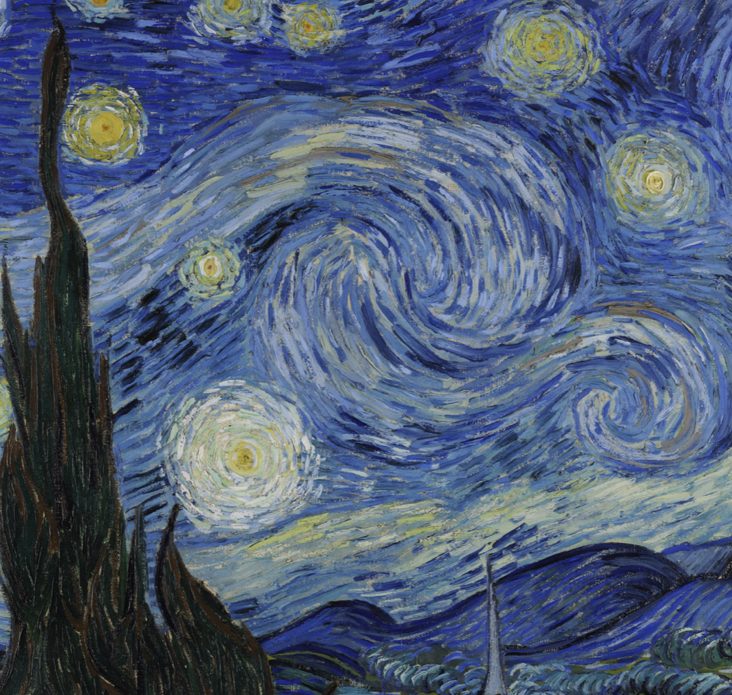 Винсент Ван Гог. Звёздная ночь. 1889 год.