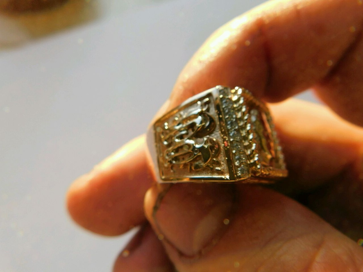 Золотая печатка времен СССР