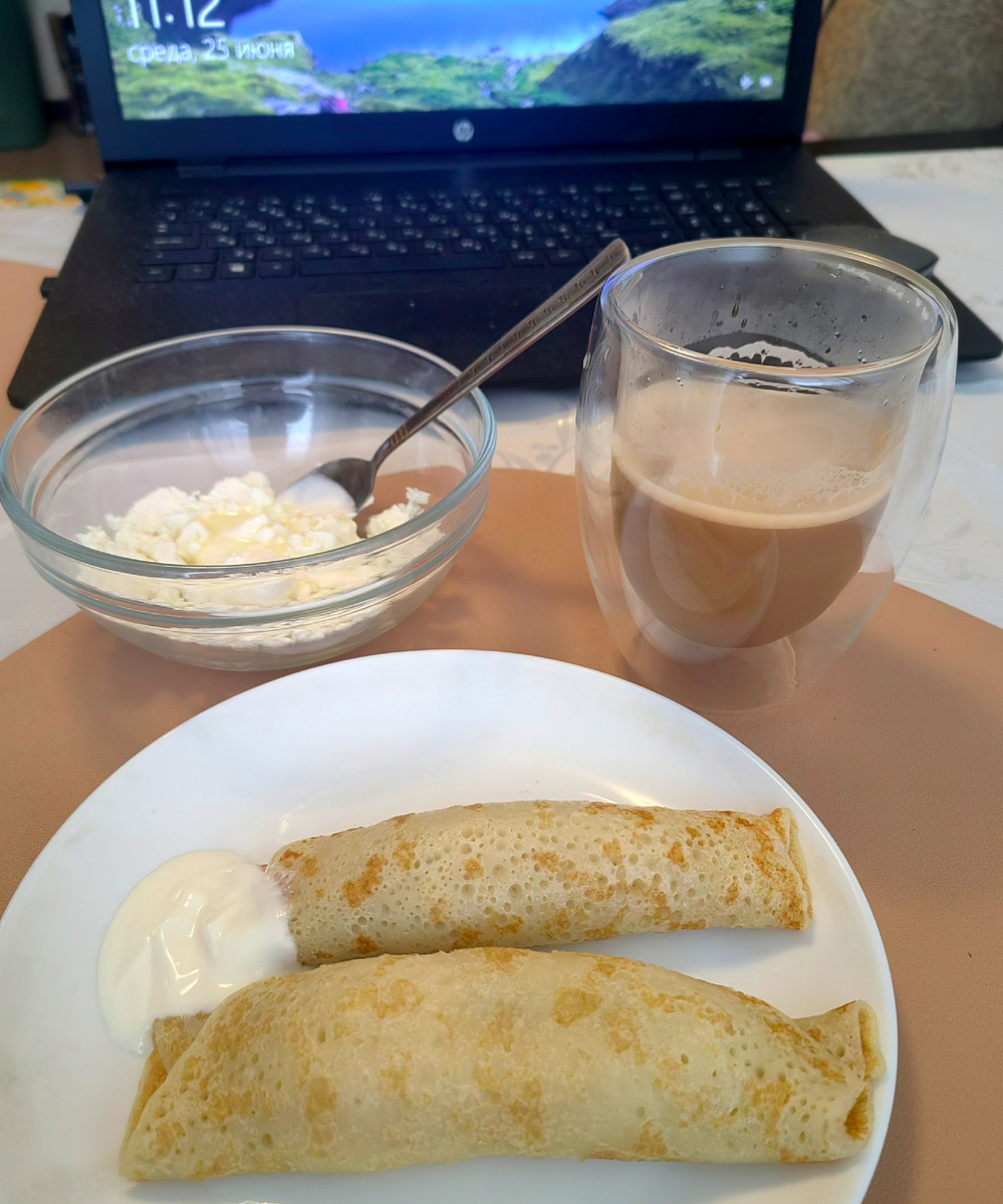 За завтраком думала о накопившемся