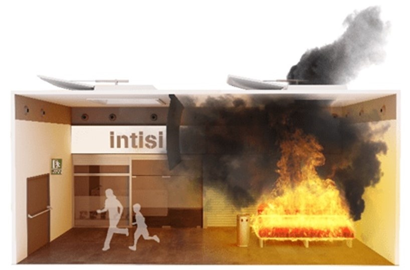 Противодымный экран (штора, занавес), источник: https://intisigroup.com/