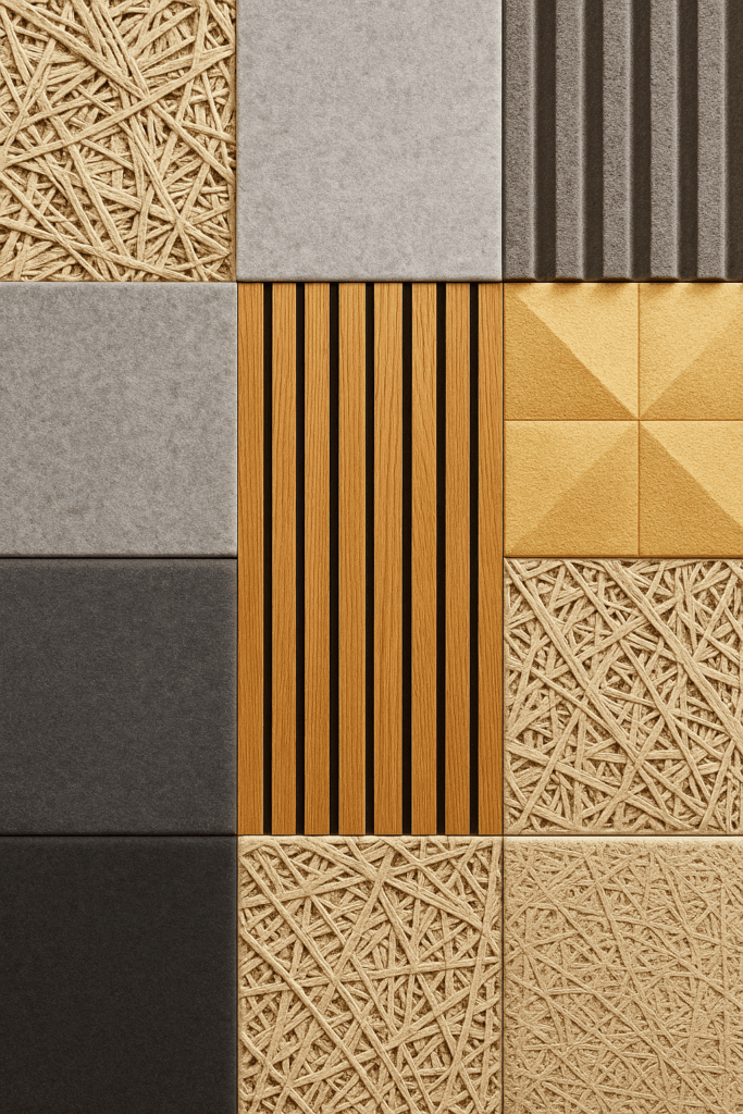 Современные акустические панели различных типов ДомПроще  📷
