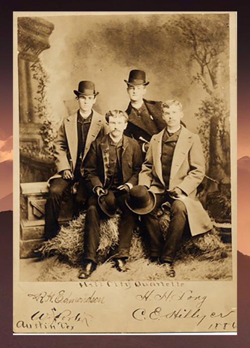 О.Генри с новыми приятелями после побега