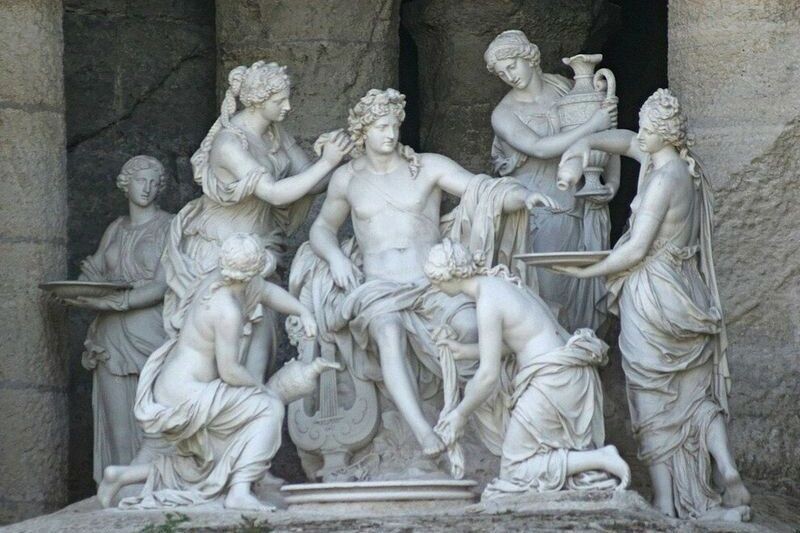 «Аполлон и нимфы» (1666—1675 Франсуа Жирардон