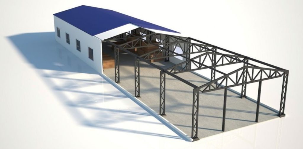 Металлические ангары, быстровозводимое здание из металлоконструкцией с кровлей ферменного типа. Но если надо, мы изготовим  металлоконструкцию с фермой в Красноярске https://bas-con.ru/ +7 (391) 297-29-27, +7 (923) 770-33-95 (WhatsApp, Telegram)