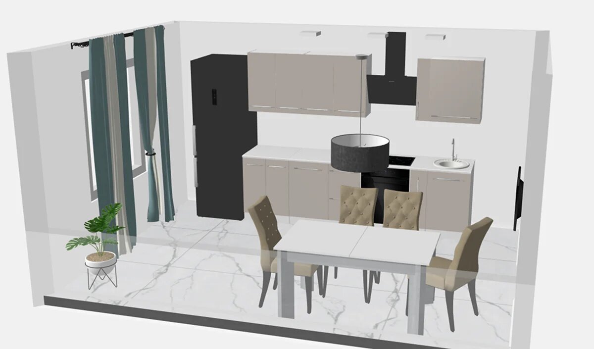 Пример проекта из нашей статьи: https://interior3d.su/kak-pokrasit-kuhonnyj-garnitur-svoimi-rukami.php