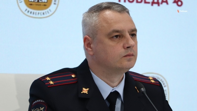    Начальник отдела пропаганды безопасности дорожного движения Управления Госавтоинспекции Ставрополья, подполковник полиции Евгений Синицын, Фото: Дмитрий Ахмадуллин / / ИА «Победа26»