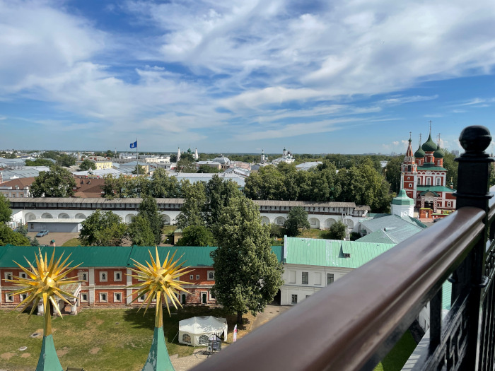 Вид на исторический центр Ярославля со Звонницы.