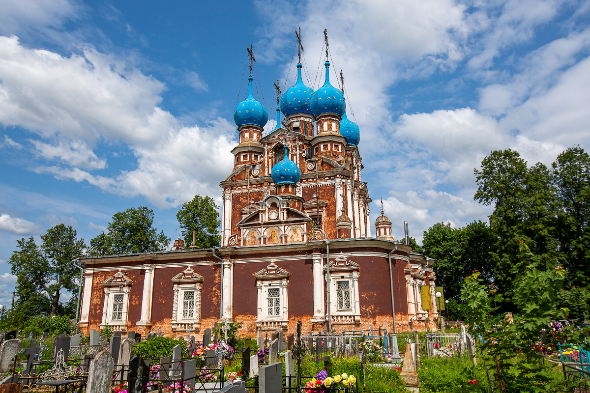 Церковь Казанской иконы Божией Матери (Казанская церковь). Устюжна, Вологодская область. Фото автора статьи 