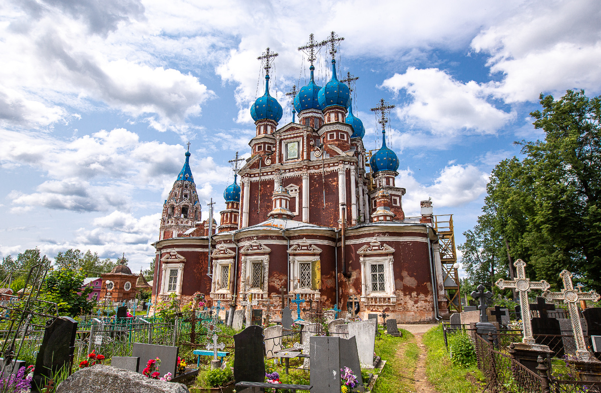 Церковь Казанской иконы Божией Матери (Казанская церковь). Устюжна, Вологодская область. Фото автора статьи 