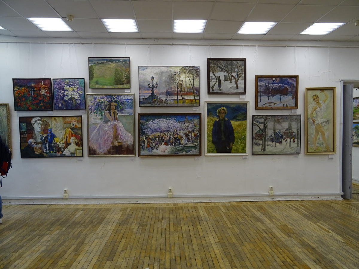 персональная выставка живописи Валерия Яроша, посвященная 80-летию художника в Союзе художников на Большой Морской