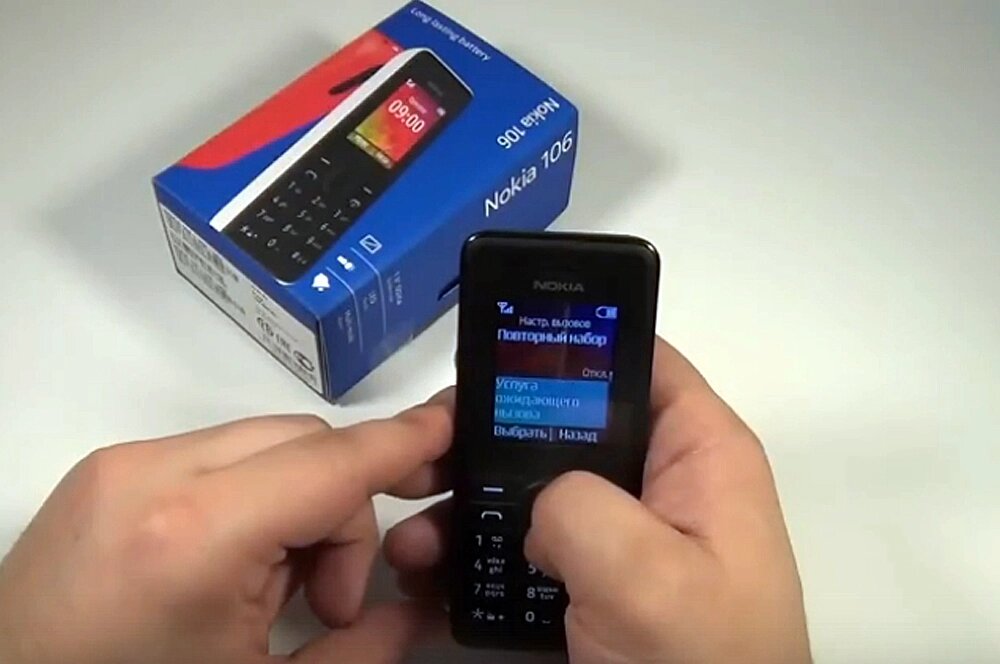    Nokia 106. Фото: кадр из видео