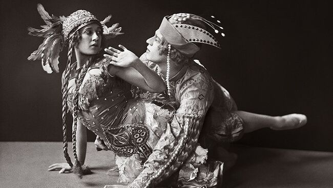 Михаил Фокин и Тамара Карсавина. Балет "Жар-птица"