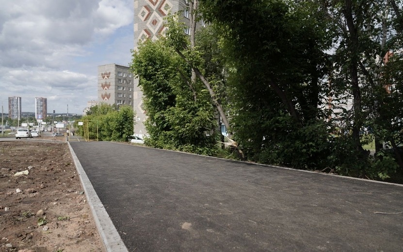  Пешеходная дорожка на Чугуевского. Фото: Мария Бакланова