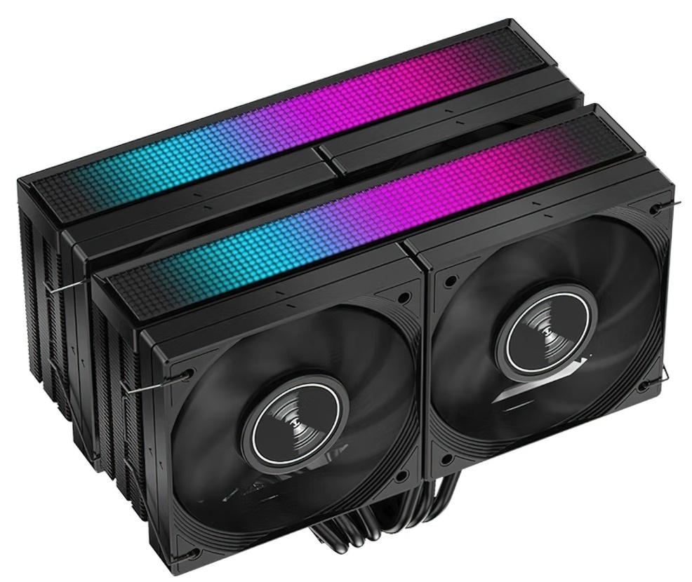    JIUSHARK JF15K выпустила четырёхвентиляторный кулер для чипов Intel и AMD