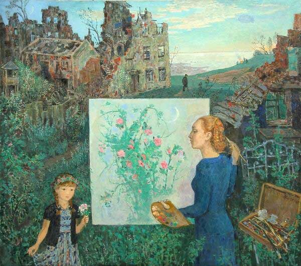 © Дзовинар Бекарян. Весна 1946 года. Холст, масло. 90 х 100см. 2005г.