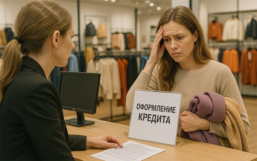  Потребительское кредитование в точках продаж показало самые высокие темпы падения. Изображение: dalle-e