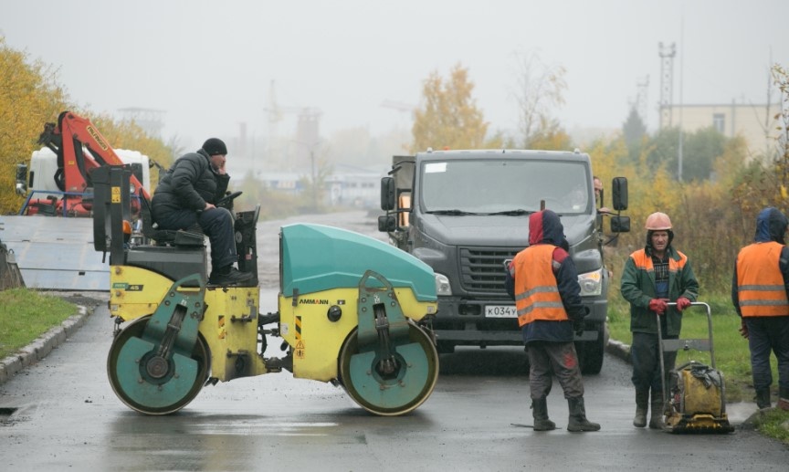    Дорожные работы   
Фото: Baltphoto/ Валентин Егоршин