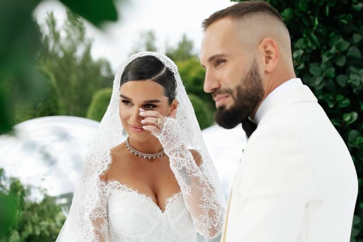 Ещё один снимок Ксении и Николая с празднования. 