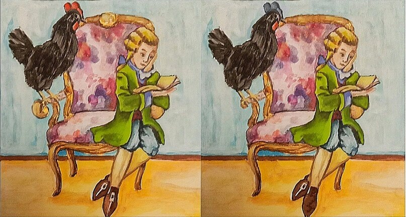 Обложка сказки А. Погорельский "Черная курица", ТО "Карандаш"