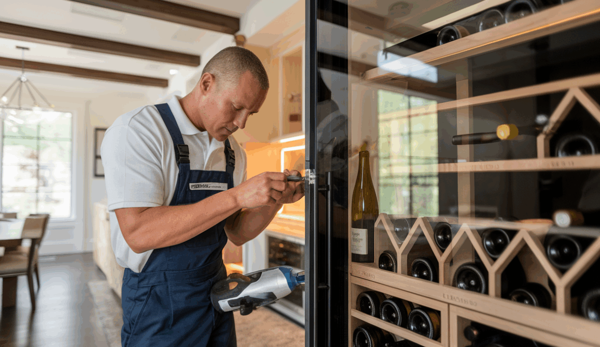    Винный шкаф перегревается — неисправность термостата Михаил Юрьевич