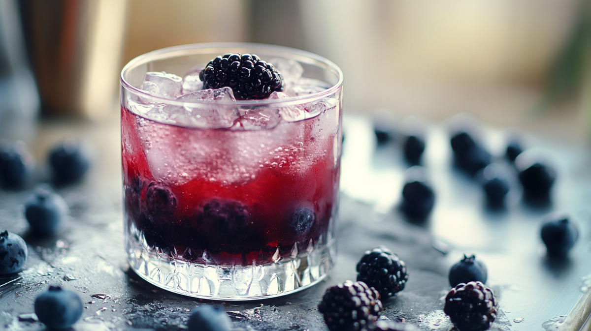 (виски с ягодами)