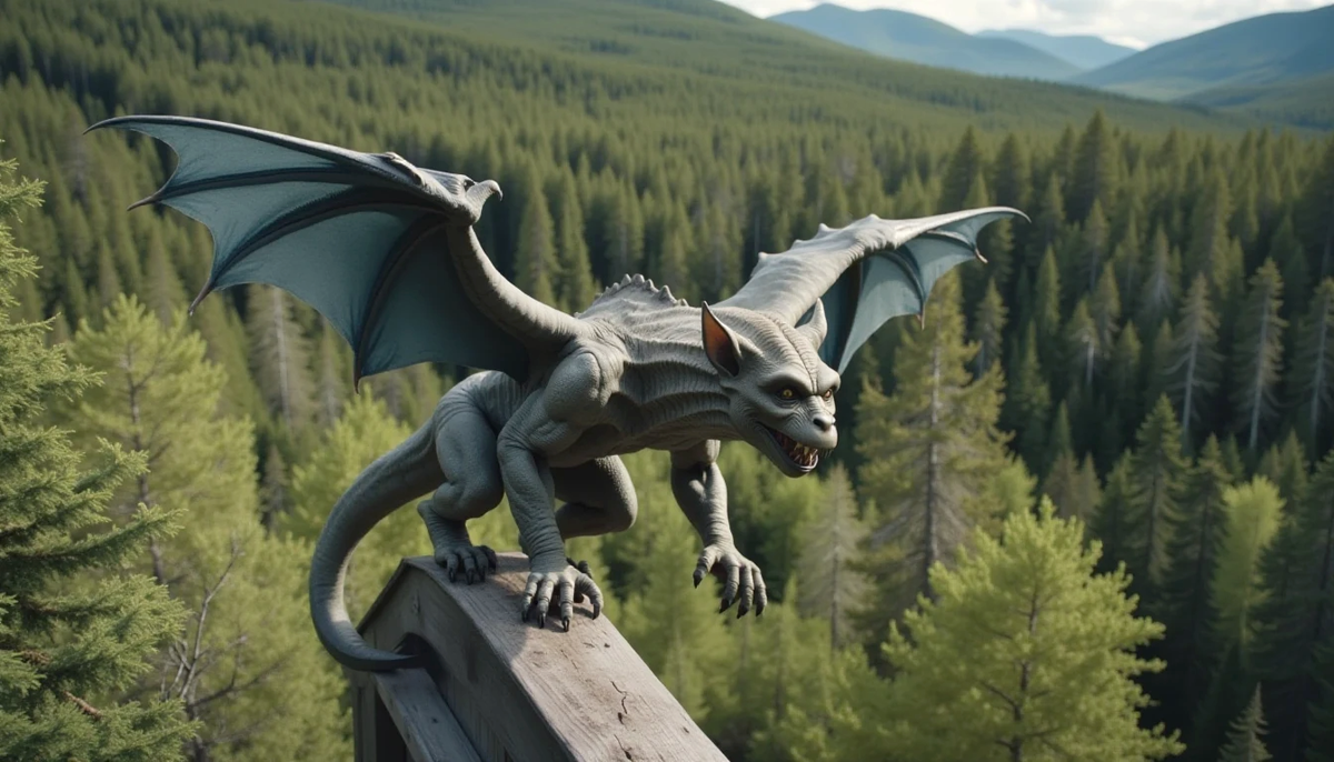 Горгульи обычно фигурируют в мифологии.