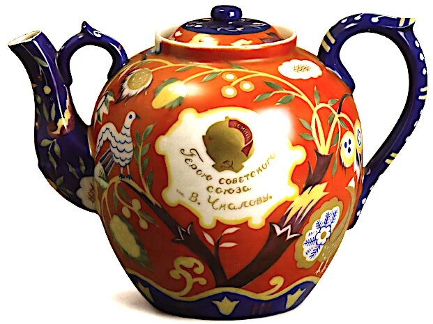 Чайник из сервиза "Жар-птица"