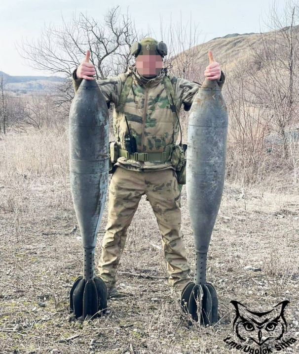 Помимо 240-мм стардартных мин, (на фото) Тюльпан способен применять корректируемую мину "Смельчак" и тактические ядерные заряды 3ВБ4. Фото ТГ "Уголок Ситха".