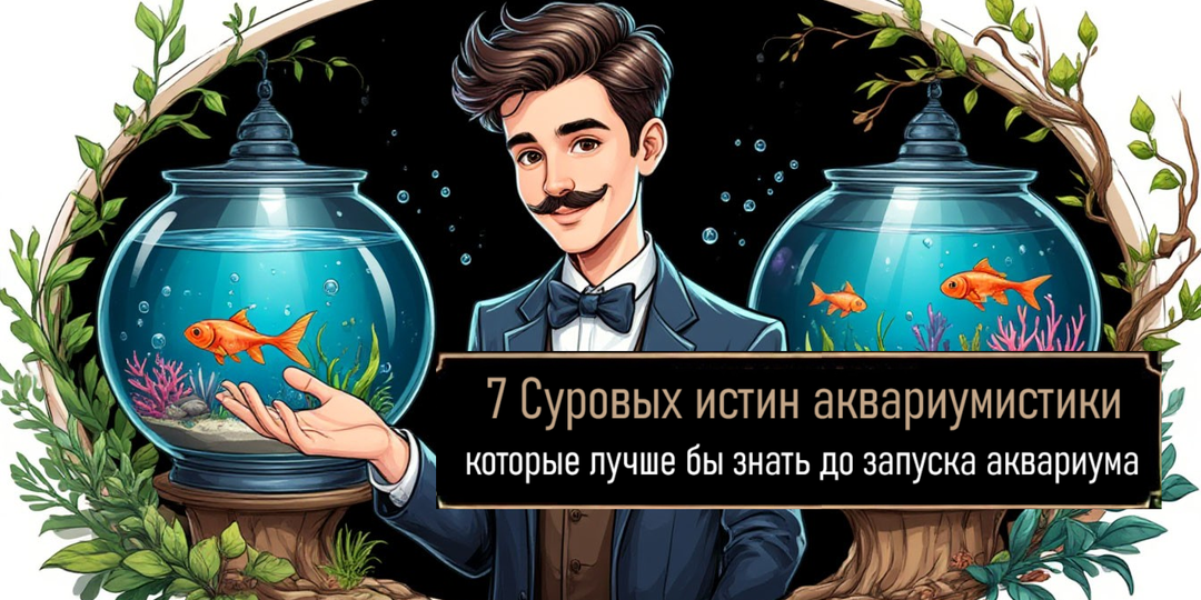 7 Суровых истин аквариумистики, которые лучше бы знать до запуска аквариума.