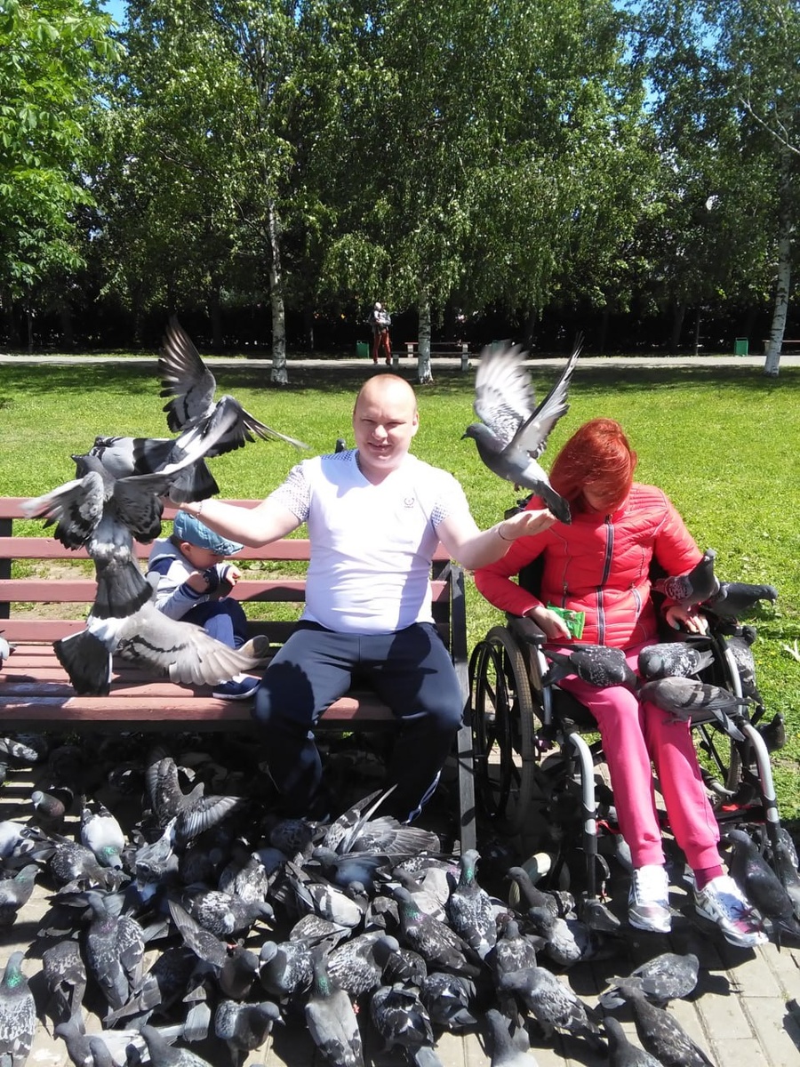 С Катей в парке во Владимире 