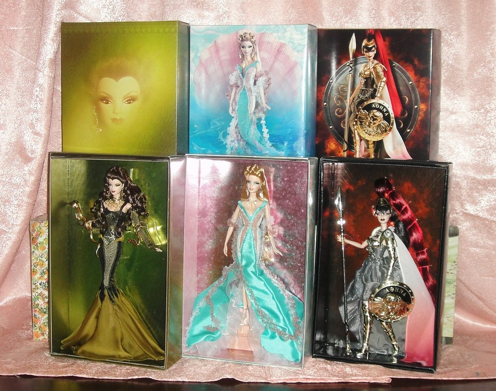 Barbie Goddes Series Dolls, Mattel 