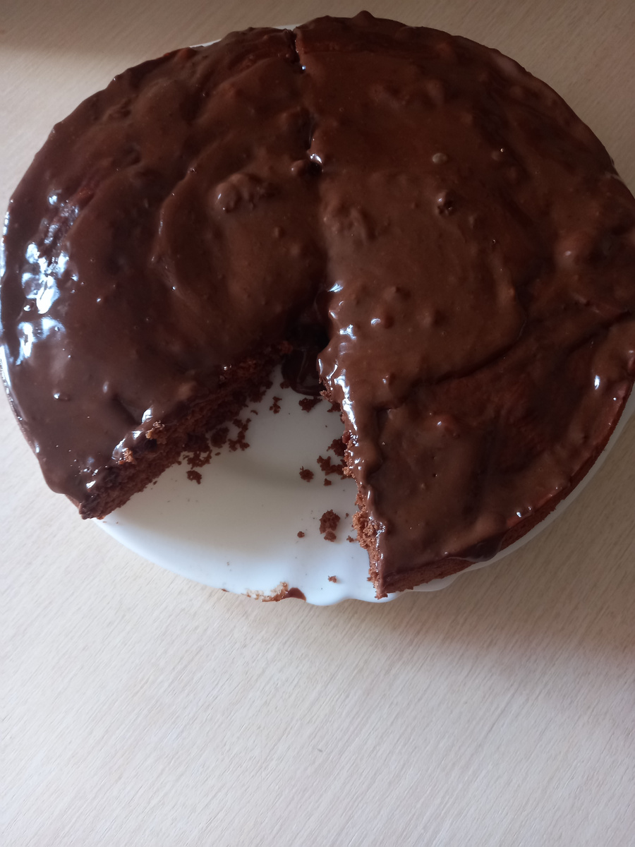 Вот такой шоколадный пирог.
